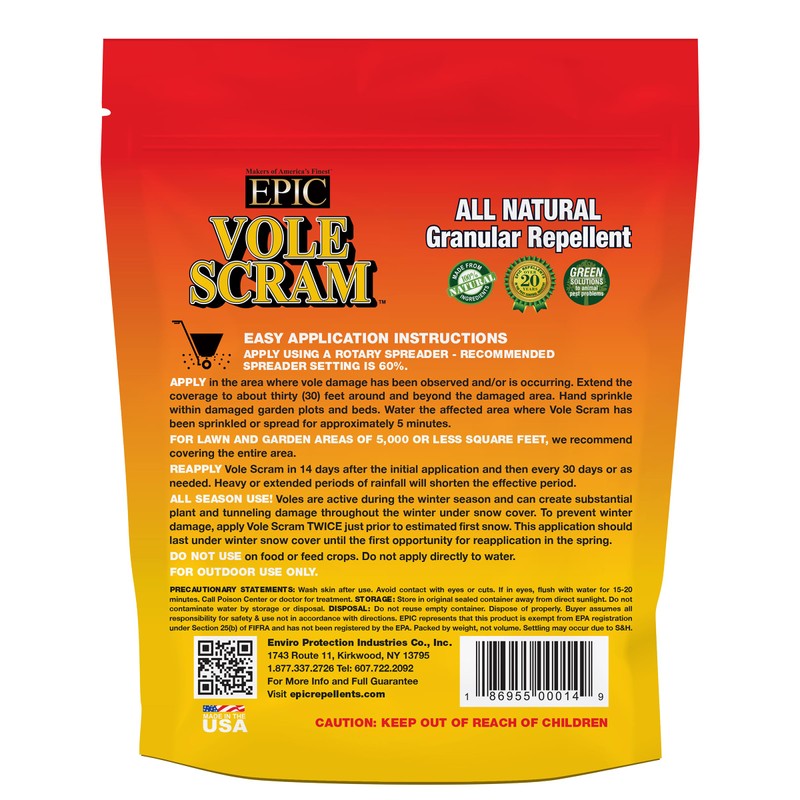 Vole Scram All Natural Granular Repellent - All-Natural, Animal, People