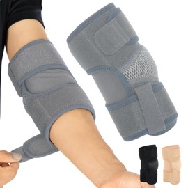Vive Codera de Codo - Manga de Compresión para Tenis - Envoltura para Golfistas, Bursitis, Brazo Izquierdo o Derecho - Banda de Soporte para Tendonitis para Golf, Hombres y Mujeres - Epicondilitis y