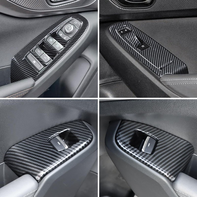 INTGET 4PCS Window Switch Panel Covers for 2024 2025 Subaru