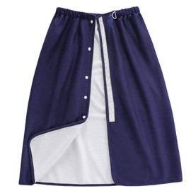 WEEOATAR Full Open Adult Diaper Skirt,Waterproof Incontinence Mattress,Reusable Uroclepsia Diaper,Incontinence Bed Pads Urinary Diaper with Snaps for Adults,Elderly,Children(Blue,XL)