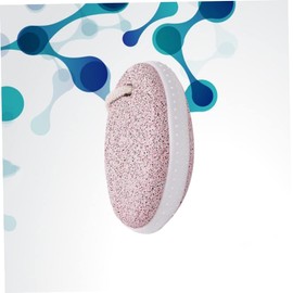 Baluue Oval Pumice Stone Foot Grinding Tool Dead Skin Remover Foot Rubbing Tool for Foot Care Lightweight Volcanic Stone Pink