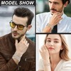 Aospkle 6PCS Stainless Steel Bracelets for Men Women, Silver Cuban