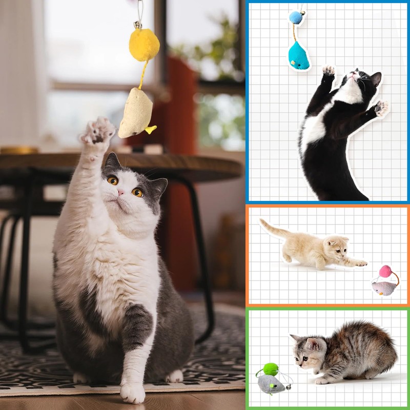 SONGWAY Cat Teaser Mouse Toy Popular Mouse Relieves Lack of