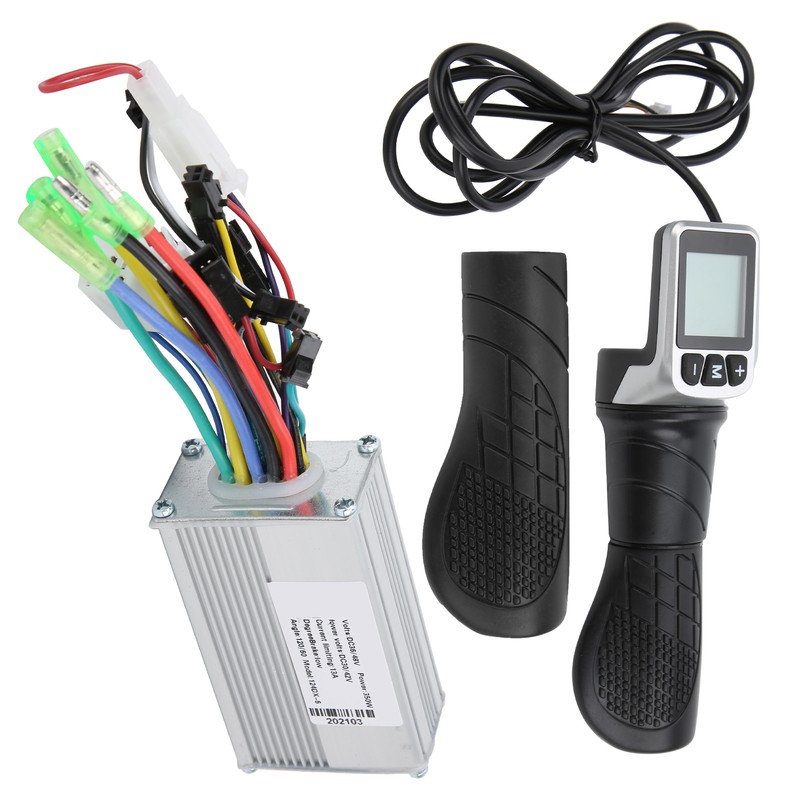 36V/48V 350W Brushless Controller with LCD and 124DX Half Twist