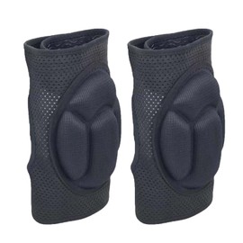 Black Knee Pads for Men & Women – Comfortable Fit Kneepads for Housekeeping, Skating, Planting, and Yard Work, Soft & Breathable, Easy to Wear for Cleaners, Gardeners, Mechanics and Plumbers (Small)