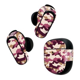 Bose QuietComfort Earbuds II Skin Stickers for Bose Earbud 2 3 Body 1 Set Protective Film Deco Camo Pattern Camouflage 011531