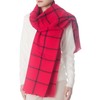 iB-iP Women's Checked Warm Large Oversized Scarf, red