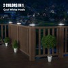 APONUO Solar Post Lights Outdoor, 2 Lighting Modes 16 LEDs