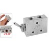 uxcell® Silver Tone Air Pneumatic 2 Position 5 Way Toggle