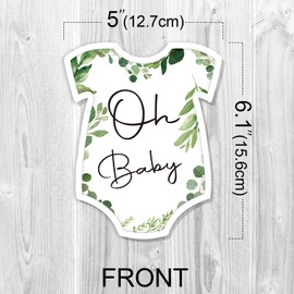 JOLINTAL 40Pcs Gender Reveal Decorations Baby Prediction Cards Baby Shower Games for Guests, Baby Shower Favors Baby Shower Card Predictions and Advice Card for Baby Shower