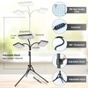 3Head 75W Standing Grow Lights for Indoor Tall Plants, Monstera