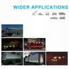 Agrieyes 2Pcs Wireless Emergency Strobe Lights for Trucks,Vehicles, Rechargeable Led