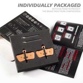 CNCLOL Bike Disc Brake Pads For Avid XO/XX Trail/Elixir 7 Trail/Elixir 9 Trail/SRAM Guide R/RS/RSC/Guide Ultimate,Polymetallic 2 pairs