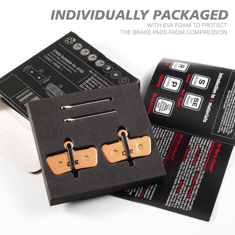 CNCLOL Bike Disc Brake Pads For Avid XO/XX Trail/Elixir 7