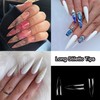VIVID STELLA Stiletto Nails Artificial Fingernails Set of 500 Fake