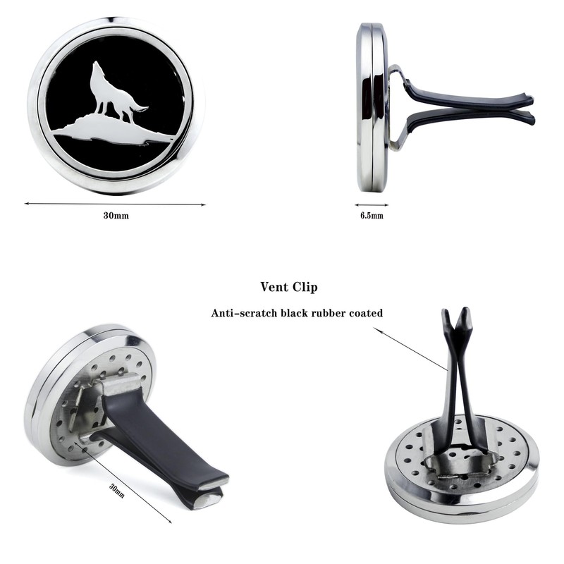 30mm Car Diffuser Vent Clip Aromatherapy Car Essential Oil Diffuser