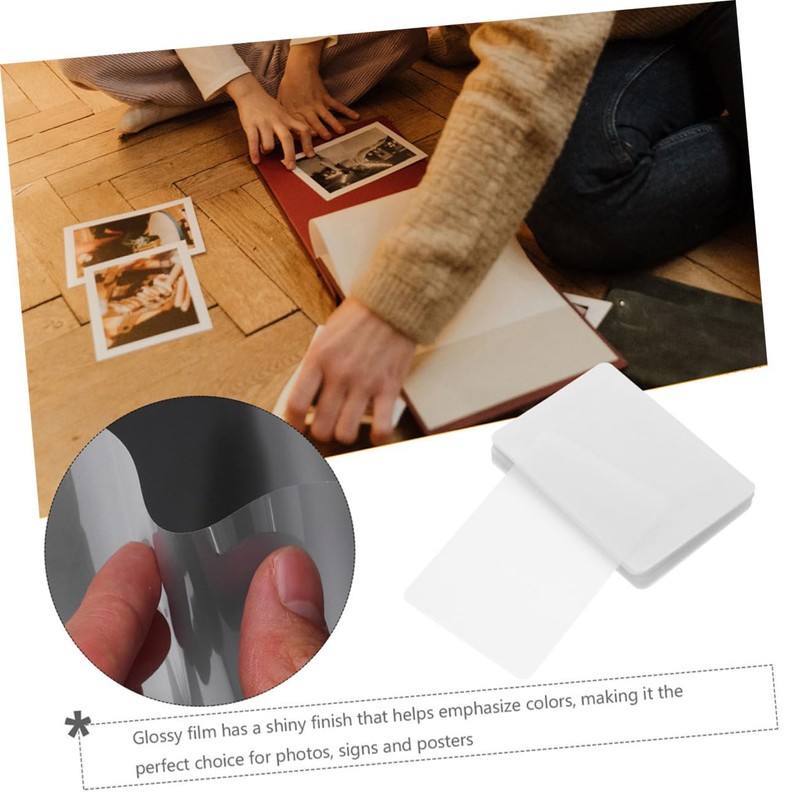 LALAFINA 7 Inches x 200 Sheets Laminating Film Sheets Thermal