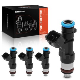 A-Premium Set of 4 Fuel Injectors Compatible with Nissan Sentra 2013-2019, 1.6L 1.8L, Replace# 166003RC0A