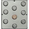 Smiley Face Bite Size Chocolate Candy Mold - 9 Cavities,