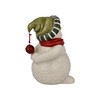 Goebel Snowman Figurine My Favourite Hat Stoneware 66-704-17-1, White