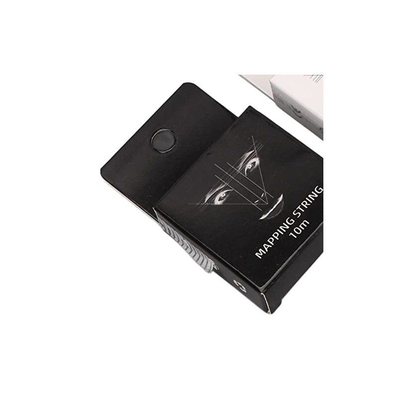 3pcs 32.8ft Microblading String Measure 15ml Pre-inked Eyebrow Mapping String
