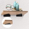 Pack of 4 Floating Shelf Brackets, Invisible Triangle Wall Brackets,