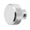 Decoranddecor Amelia Knurled 35mm Round Kitchen Cabinet Furniture Knobs Aluminium