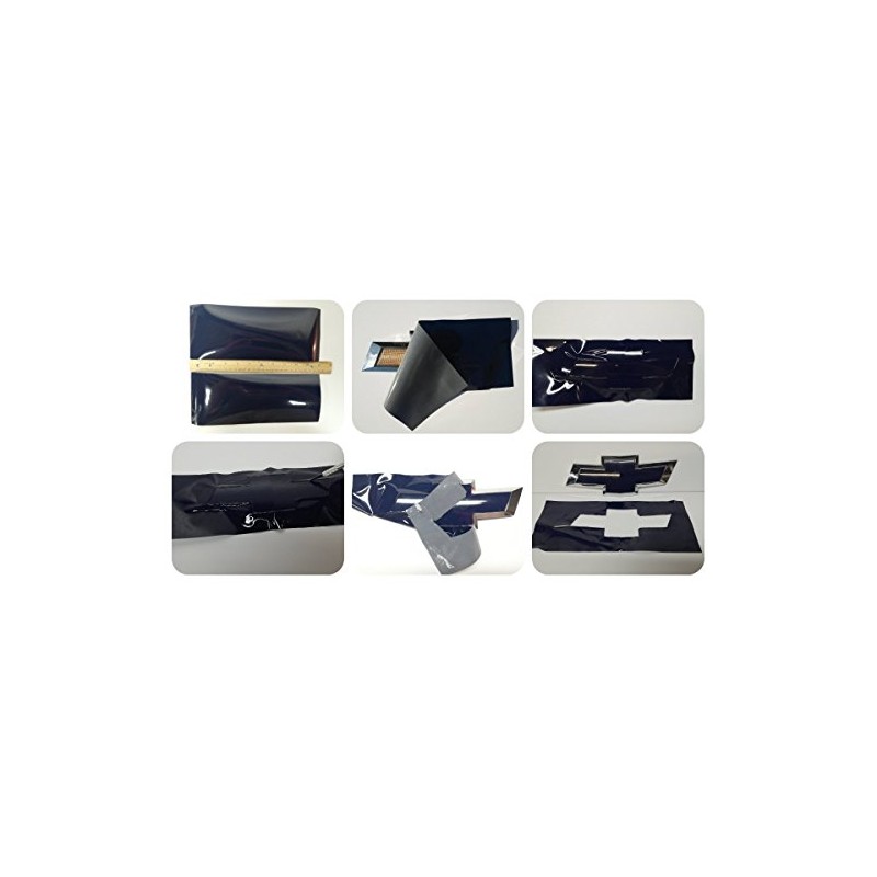 VViViD Auto Emblem Vinyl Wrap, Gold Metallic Gloss, Compatible with