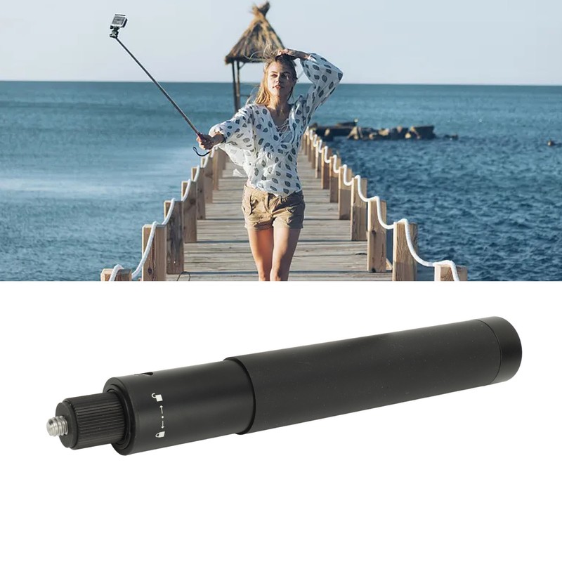 0.7m Action Camera Invisible Selfie Stick 5 Length Adjustment Sport