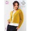 King Cole 5946 Knitting Pattern Womens Cropped Jacket and Tank