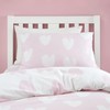 Catherine Lansfield Brushed Cotton Hearts Reversible Junior Duvet Cover Set