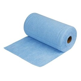 Nisbets Essentials Blue Micro Fibre Cloth 300x300mm - Roll of 50 tear-off sheets - Disposable Kitchen, Bathroom Cleaning Cloth HA817