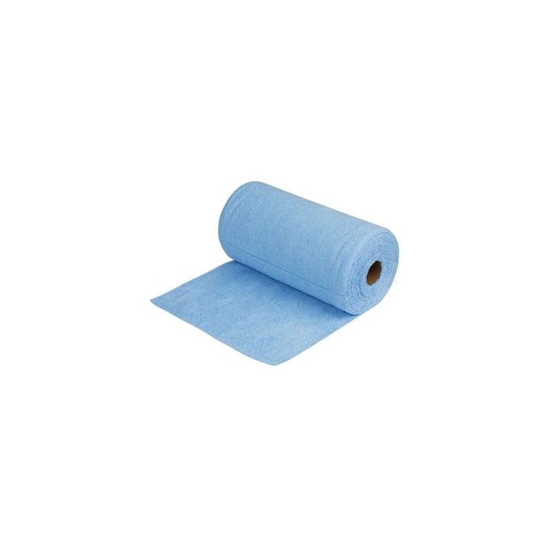 Nisbets Essentials Blue Micro Fibre Cloth 300x300mm - Roll of