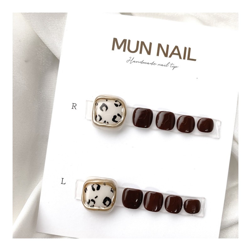 MunNail Leopard Paddy Tip - No. 6 / MunNail 레오파드