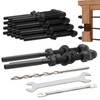 Andorm 20pcs 1/8" Cable Railing Tensioner Terminal Kit Black, Threaded