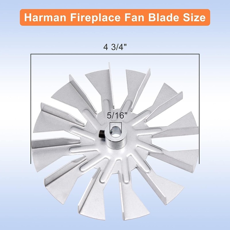 Criditpid Replacement 3-21-08639 Combustion Blower Motor for Harman Accentra Insert,