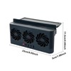 Car Window Fan - Solar Auto Cooling Exhaust Cycle Fan