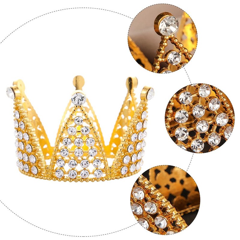 EXCEART Crown Kids Crown Topper Tiara Hair Accessories Party Hat