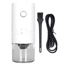 Coffee Grinder Portable Small Electric Rechargeable Household Automatic Coffee GrinderWhite