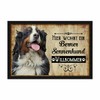PR Print Royal Pet Doormat with Dog Picture Bernese Mountain