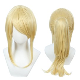 Linfairy Ladies Blonde Ponytail Wig 50cm