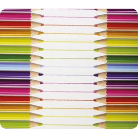 Springboard PVC Table Cloth and Floor Cover - Rectangular Waterproof Wipe Clean Tablecloth for Kids Messy Play and Arts and Crafts - Plastic Wipeable Table Cover - 1.4 x 1.7m Rectangle - Pencil Design