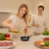 Cptoion 4 Pack Cast Iron Skillet, Small