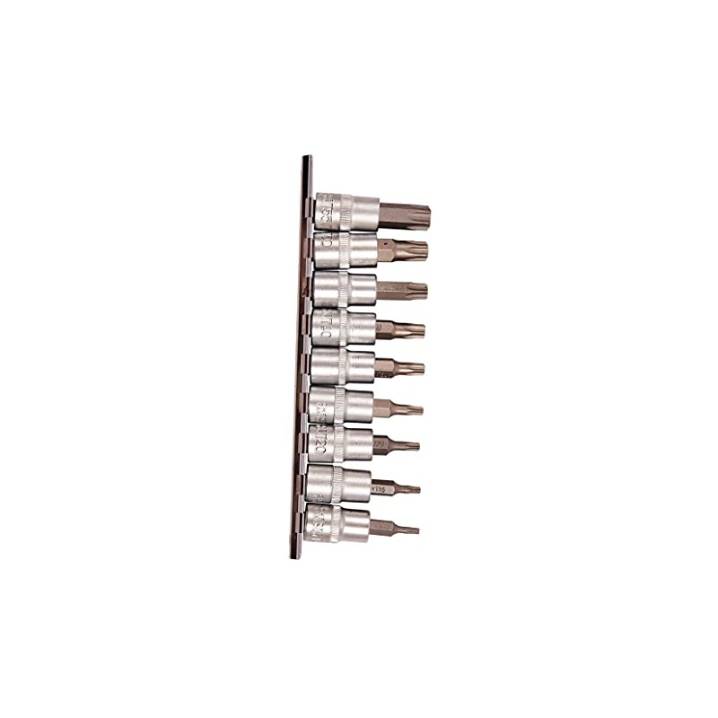 Amtech I8200 10 Piece 9.5mm (3/8") Torx Socket Set