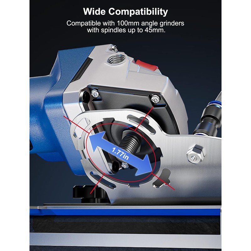 Professional 45 Degree Tile Chamfering Kit with Sturdy Stand for