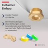 1/2 Inch to 3/8 Inch Reducer, Brass, Male Thread X