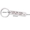 Tecreo I Love You Keychain for Boyfriend Girlfriend Husband Wife