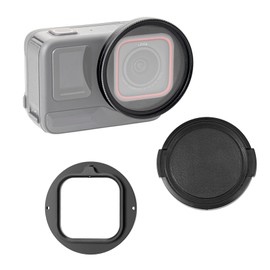 PULUZ 52mm UV Lens Filter Adapter Ring Lens Cover kit for Insta360 Ace Pro, Lens Cover Accessories for insta360 Ace Pro/Ace Pro 2