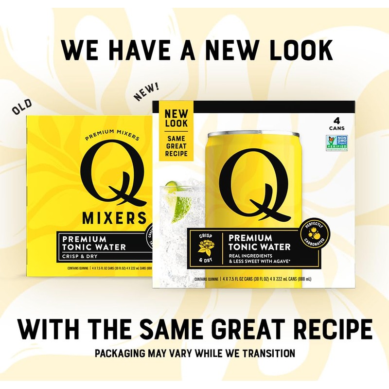 Q TONIC WATER with Real Quinine & Organic Agave -