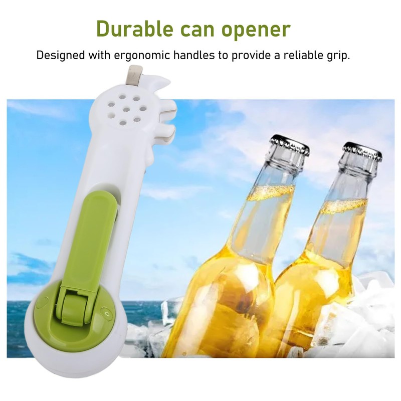 6 in 1 Can Opener, Drinks Bottles ABS Multi Function